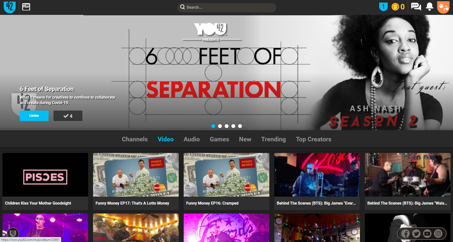 You42 Content Sharing Platform